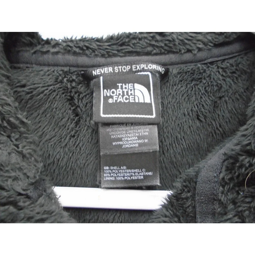 THE NORTH FACE Women's Black Oso Fleece Hoodie Jacket Coat Size M - Picture 4 of 8